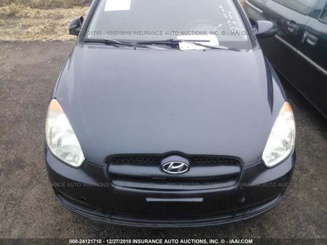 KMHCN36CX8U086757 - 2008 HYUNDAI ACCENT SE GRAY photo 10