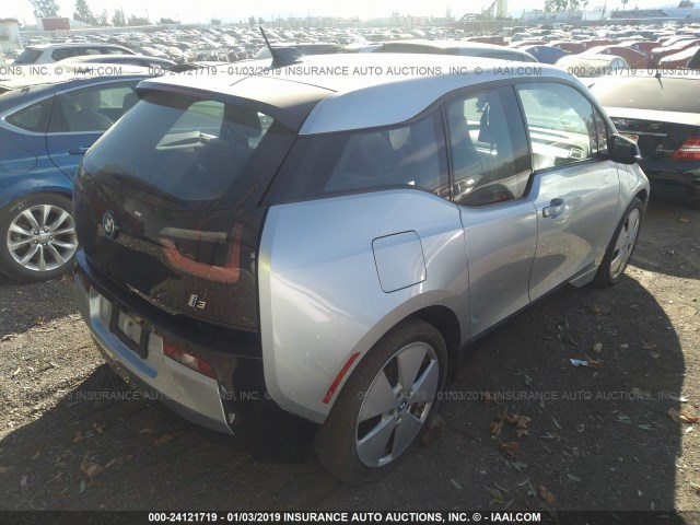 WBY1Z4C57GV508017 - 2016 BMW I3 REX GRAY photo 4