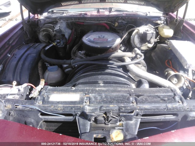 1H57L5Z436247 - 1975 CHEVROLET MONTE CARLO  RED photo 10