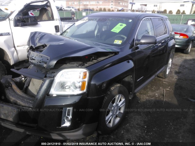 2GKFLREK2C6116168 - 2012 GMC TERRAIN SLE BLACK photo 2