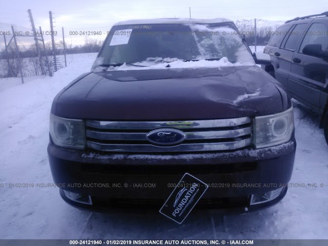 2FMDK53C79BA32479 - 2009 FORD FLEX LIMITED BURGUNDY photo 6