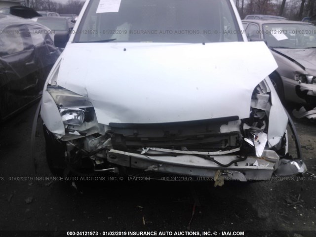 NM0LS7DN8CT089547 - 2012 FORD TRANSIT CONNECT XLT WHITE photo 6