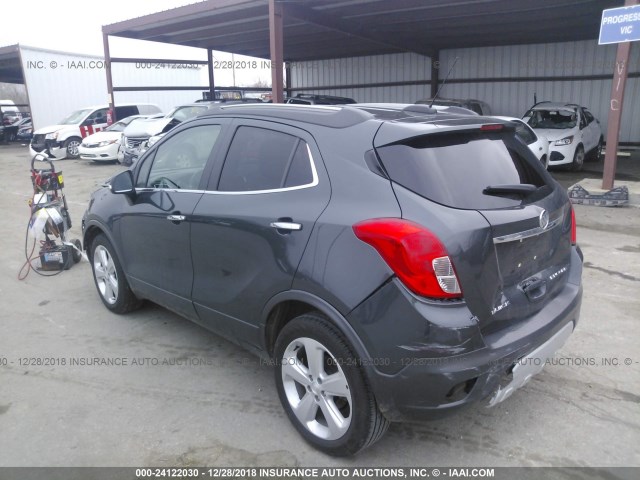 KL4CJASB3GB676756 - 2016 BUICK ENCORE GRAY photo 3