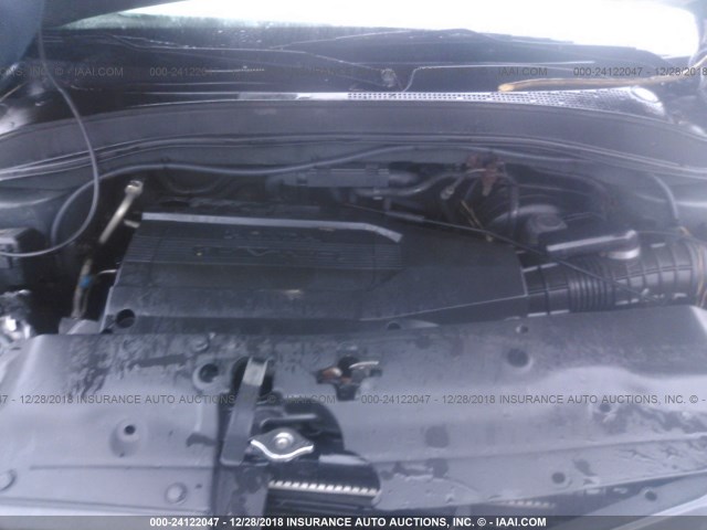 2HKYF18633H540787 - 2003 HONDA PILOT GRAY photo 10