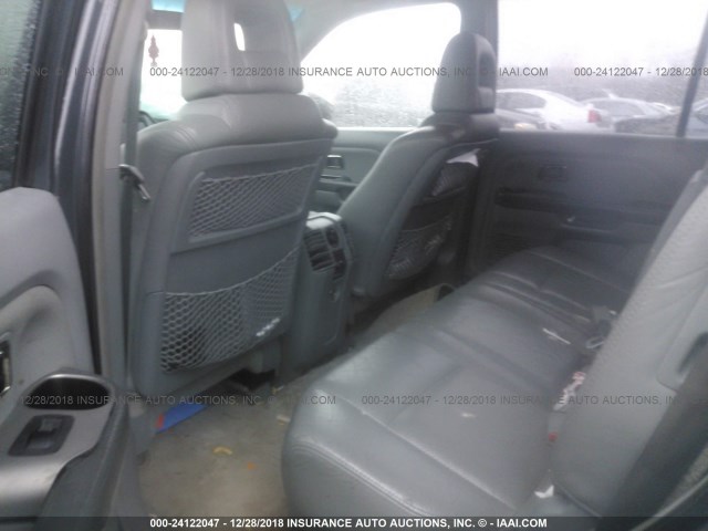 2HKYF18633H540787 - 2003 HONDA PILOT GRAY photo 8