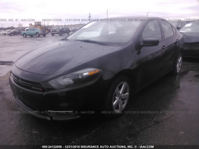 1C3CDFBB8GD660538 - 2016 DODGE DART SXT BLACK photo 2