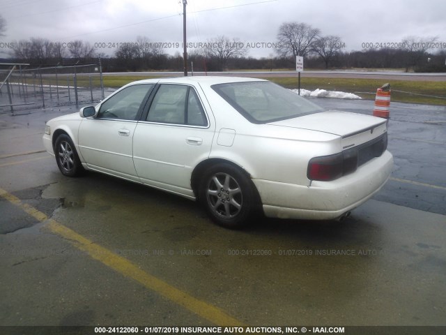 1G6KS54YX3U277206 - 2003 CADILLAC SEVILLE SLS WHITE photo 3