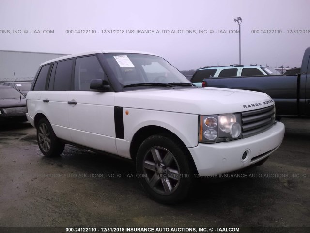 SALME11464A156031 - 2004 LAND ROVER RANGE ROVER HSE WHITE photo 1