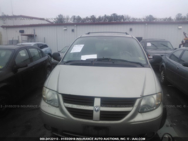 2D4GP44LX5R216699 - 2005 DODGE GRAND CARAVAN SXT GOLD photo 6