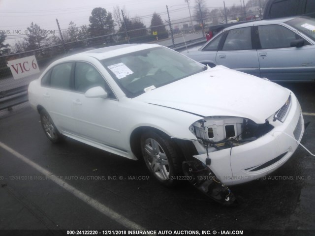 2G1WB5E35E1119025 - 2014 CHEVROLET IMPALA LIMITED LT WHITE photo 1