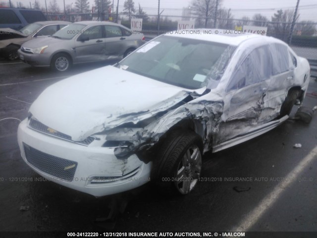 2G1WB5E35E1119025 - 2014 CHEVROLET IMPALA LIMITED LT WHITE photo 2