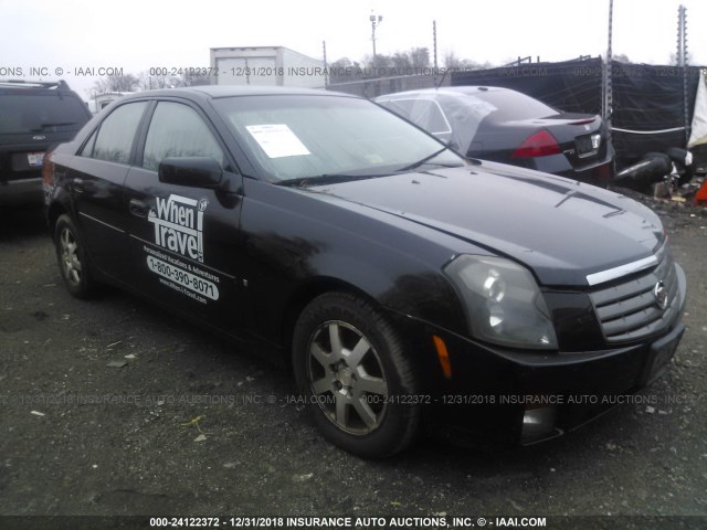 1G6DP577860107001 - 2006 CADILLAC CTS HI FEATURE V6 BLACK photo 1