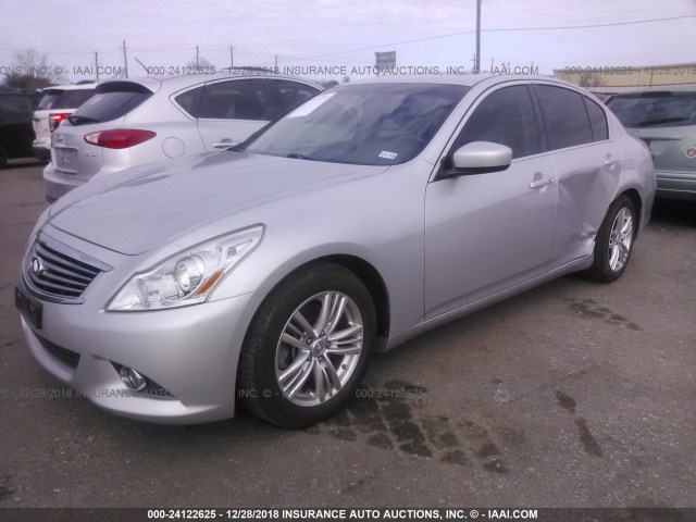 JN1CV6AP6DM722538 - 2013 INFINITI G37 JOURNEY/SPORT SILVER photo 2