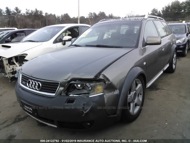 WA1YD64B34N040002 - 2004 AUDI ALLROAD BROWN photo 2