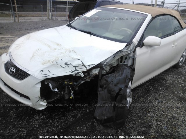 4T1FA38P88U160668 - 2008 TOYOTA CAMRY SOLARA SE/SLE/SPORT WHITE photo 6