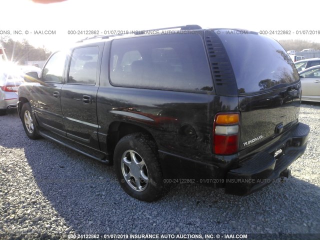 1GKFK66U73J213189 - 2003 GMC YUKON XL DENALI BLACK photo 3