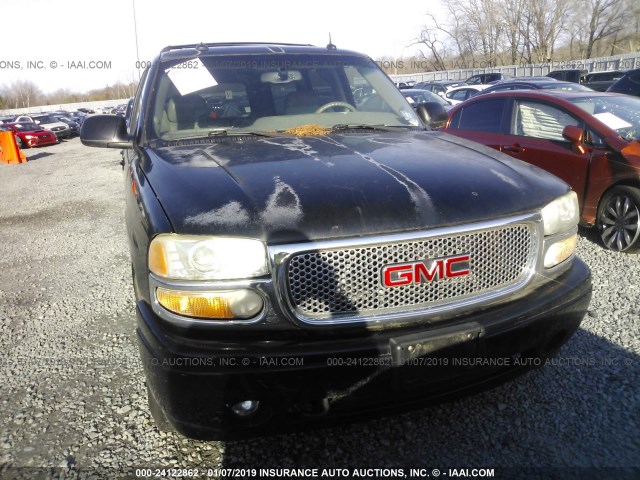 1GKFK66U73J213189 - 2003 GMC YUKON XL DENALI BLACK photo 6