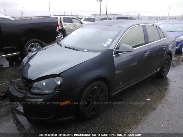 3VWRF81K46M698376 - 2006 VOLKSWAGEN JETTA 2.5 GRAY photo 2