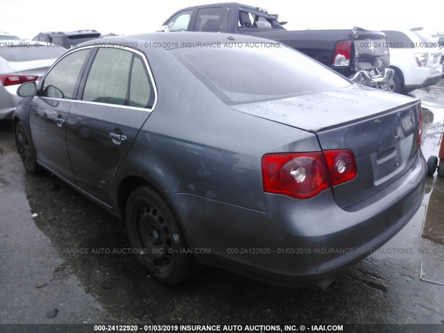 3VWRF81K46M698376 - 2006 VOLKSWAGEN JETTA 2.5 GRAY photo 3