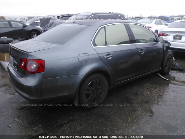 3VWRF81K46M698376 - 2006 VOLKSWAGEN JETTA 2.5 GRAY photo 4