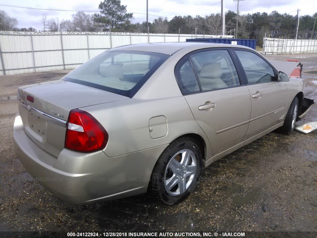 1G1ZT58N58F145306 - 2008 CHEVROLET MALIBU LT/CLASSIC GOLD photo 4