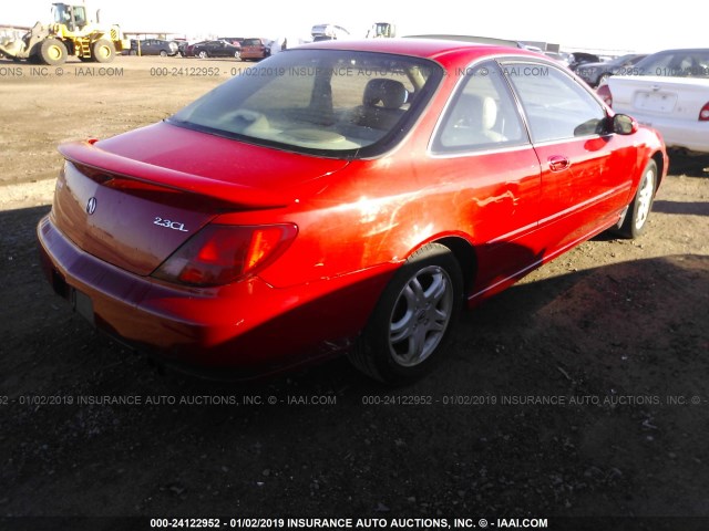 19UYA3259XL001300 - 1999 ACURA 2.3CL RED photo 4