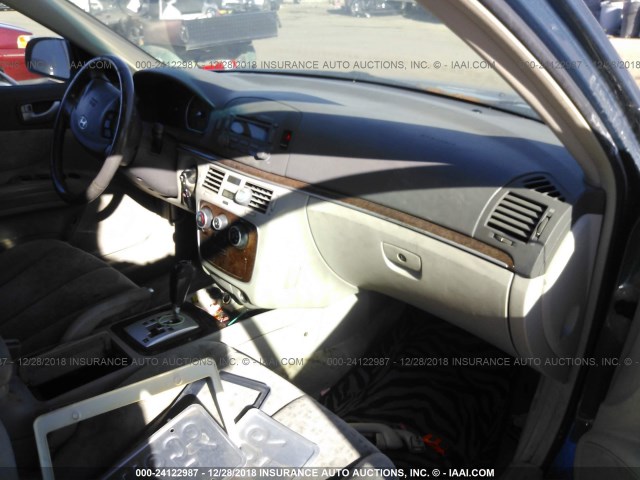 5NPEU46F66H008659 - 2006 HYUNDAI SONATA GLS/LX BLUE photo 5