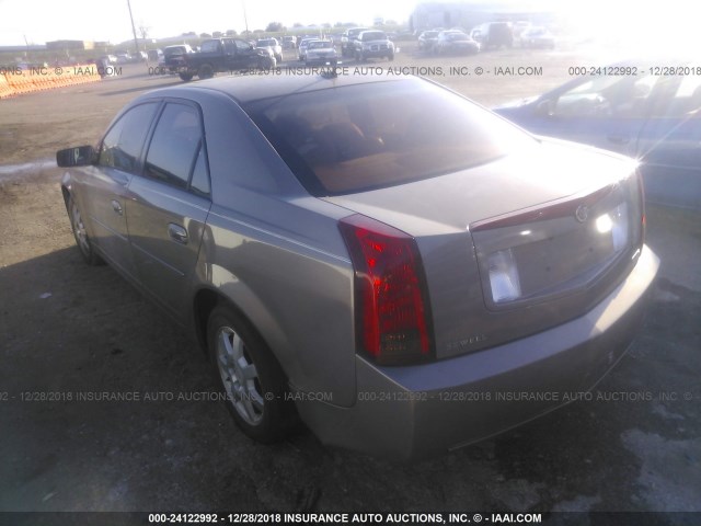 1G6DP577770123479 - 2007 CADILLAC CTS HI FEATURE V6 BEIGE photo 3