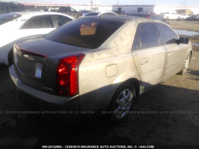 1G6DP577770123479 - 2007 CADILLAC CTS HI FEATURE V6 BEIGE photo 4