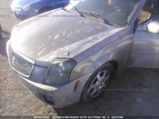 1G6DP577770123479 - 2007 CADILLAC CTS HI FEATURE V6 BEIGE photo 6