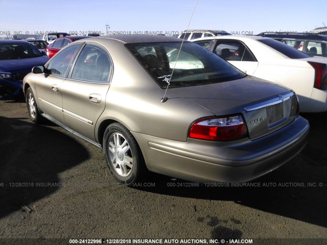 1MEFM55S44A617812 - 2004 MERCURY SABLE LS PREMIUM GOLD photo 3