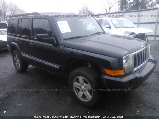 1J8HG48KX8C200852 - 2008 JEEP COMMANDER SPORT BLACK photo 1