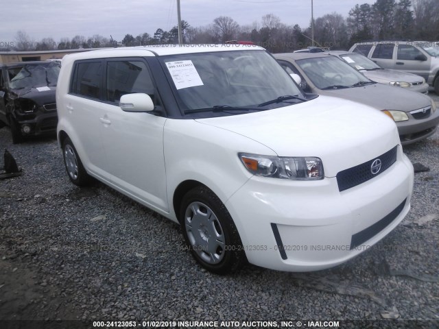 JTLKE50E691063439 - 2009 TOYOTA SCION XB WHITE photo 1