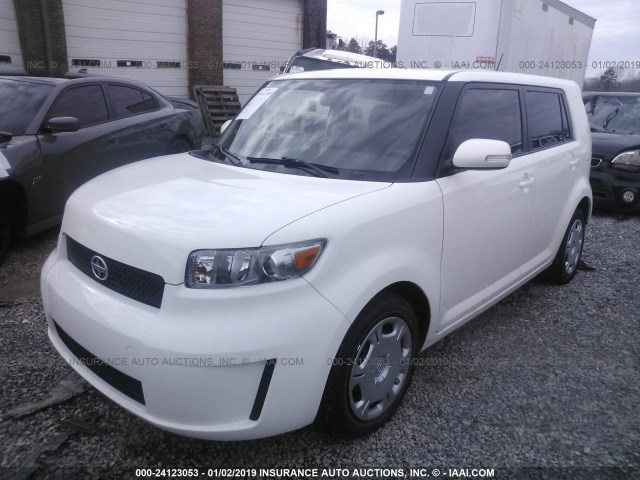 JTLKE50E691063439 - 2009 TOYOTA SCION XB WHITE photo 2