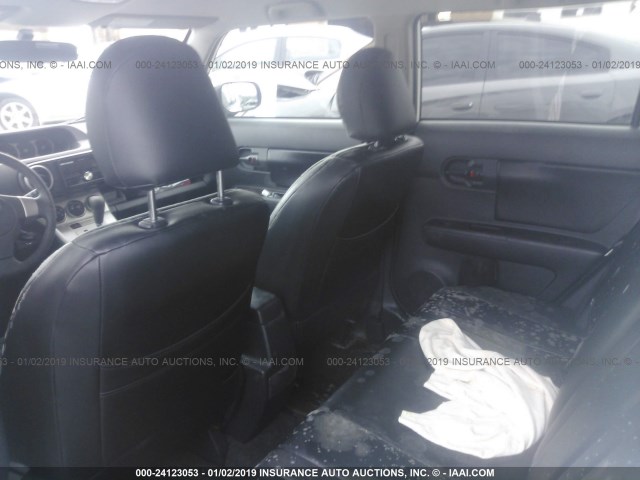 JTLKE50E691063439 - 2009 TOYOTA SCION XB WHITE photo 8