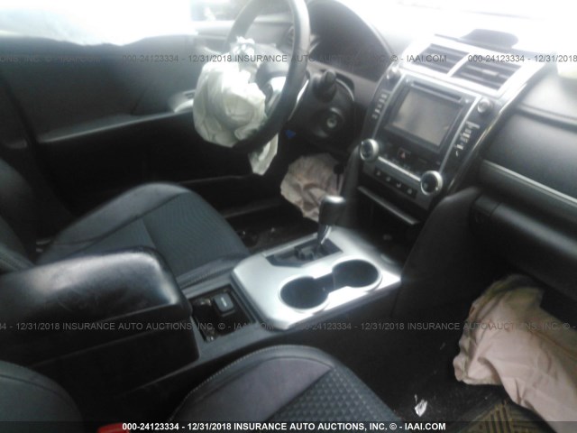 4T1BF1FK7EU839595 - 2014 TOYOTA CAMRY L/SE/LE/XLE RED photo 5