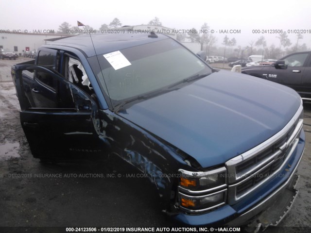 3GCUKREC0FG259160 - 2015 CHEVROLET SILVERADO K1500 LT BLUE photo 1