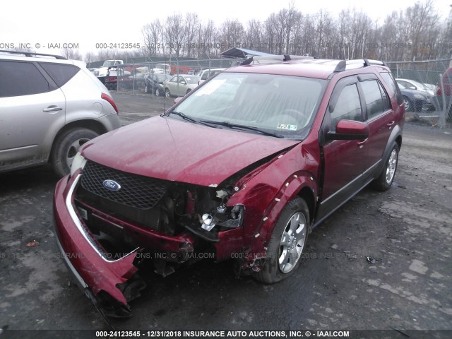 1FMDK02137GA15848 - 2007 FORD FREESTYLE SEL RED photo 6