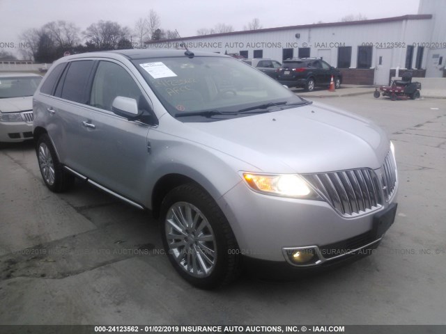 2LMDJ8JK6CBL01551 - 2012 LINCOLN MKX SILVER photo 1