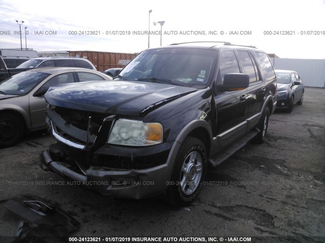 1FMEU17L53LA06200 - 2003 FORD EXPEDITION EDDIE BAUER BLACK photo 2