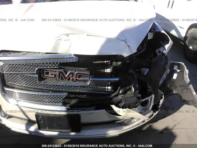 1GKKRTKD9FJ105529 - 2015 GMC ACADIA DENALI WHITE photo 6