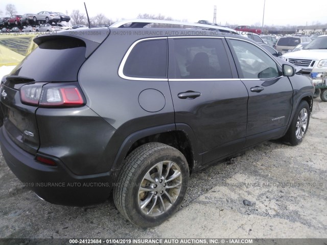 1C4PJLLX2KD153352 - 2019 JEEP CHEROKEE LATITUDE PLUS GRAY photo 4