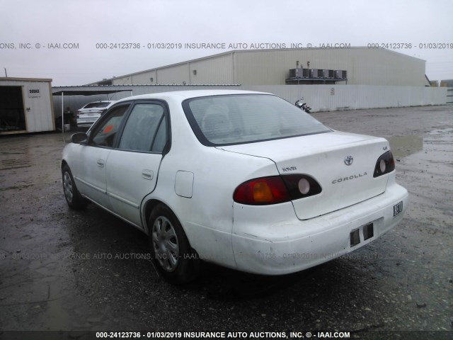 2T1BR12E61C480968 - 2001 TOYOTA COROLLA CE/LE/S WHITE photo 3