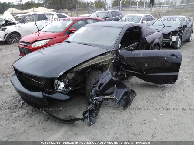 1ZVFT82H365220096 - 2006 FORD MUSTANG GT BLACK photo 2