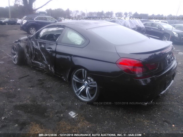 WBSLX9C50DC968648 - 2013 BMW M6 BLACK photo 3