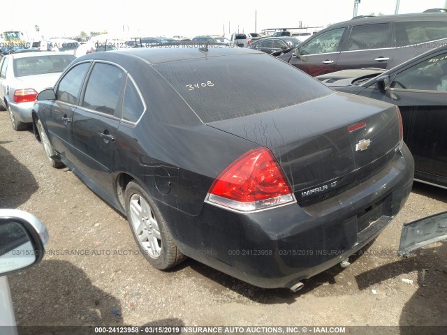 2G1WB5E37E1171353 - 2014 CHEVROLET IMPALA LIMITED LT BLACK photo 3