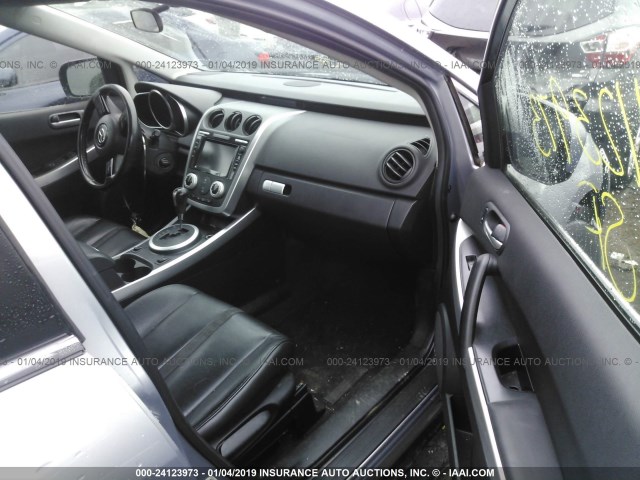 JM3ER293880207145 - 2008 MAZDA CX-7 SILVER photo 5