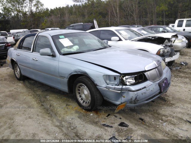 1LNFM81W8WY644447 - 1998 LINCOLN TOWN CAR EXECUTIVE BLUE photo 1