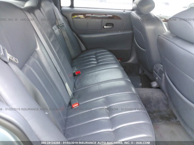 1LNFM81W8WY644447 - 1998 LINCOLN TOWN CAR EXECUTIVE BLUE photo 8