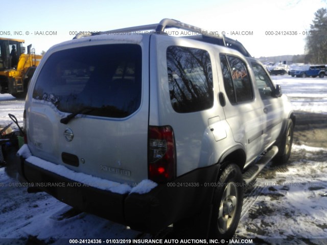 5N1ED28Y52C603085 - 2002 NISSAN XTERRA XE/SE SILVER photo 4